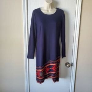 Boston Proper Long Sleeves Trim Dress